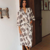 "Dahlia" Long Robe