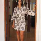 "Dahlia" Short Robe