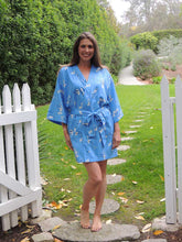 Load image into Gallery viewer, &quot;Stornetta&quot; (Blue) short robe
